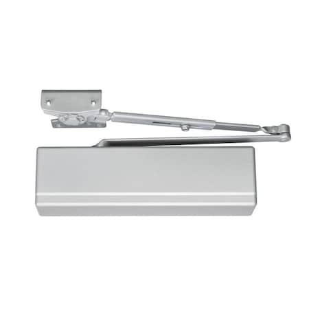 Sargent Heavy Duty Parallel Arm Powerglide Door Closer with Thru Bolts Sprayed Aluminum Enamel TB351P10EN